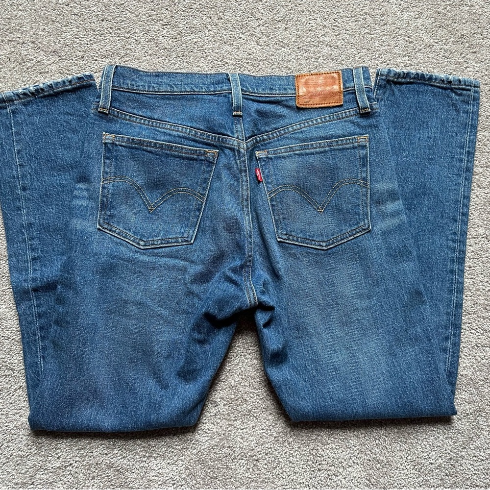 Levi’s 501 skinny premium denim jeans buttonfly sz. 28 x 28 made in USA stretch